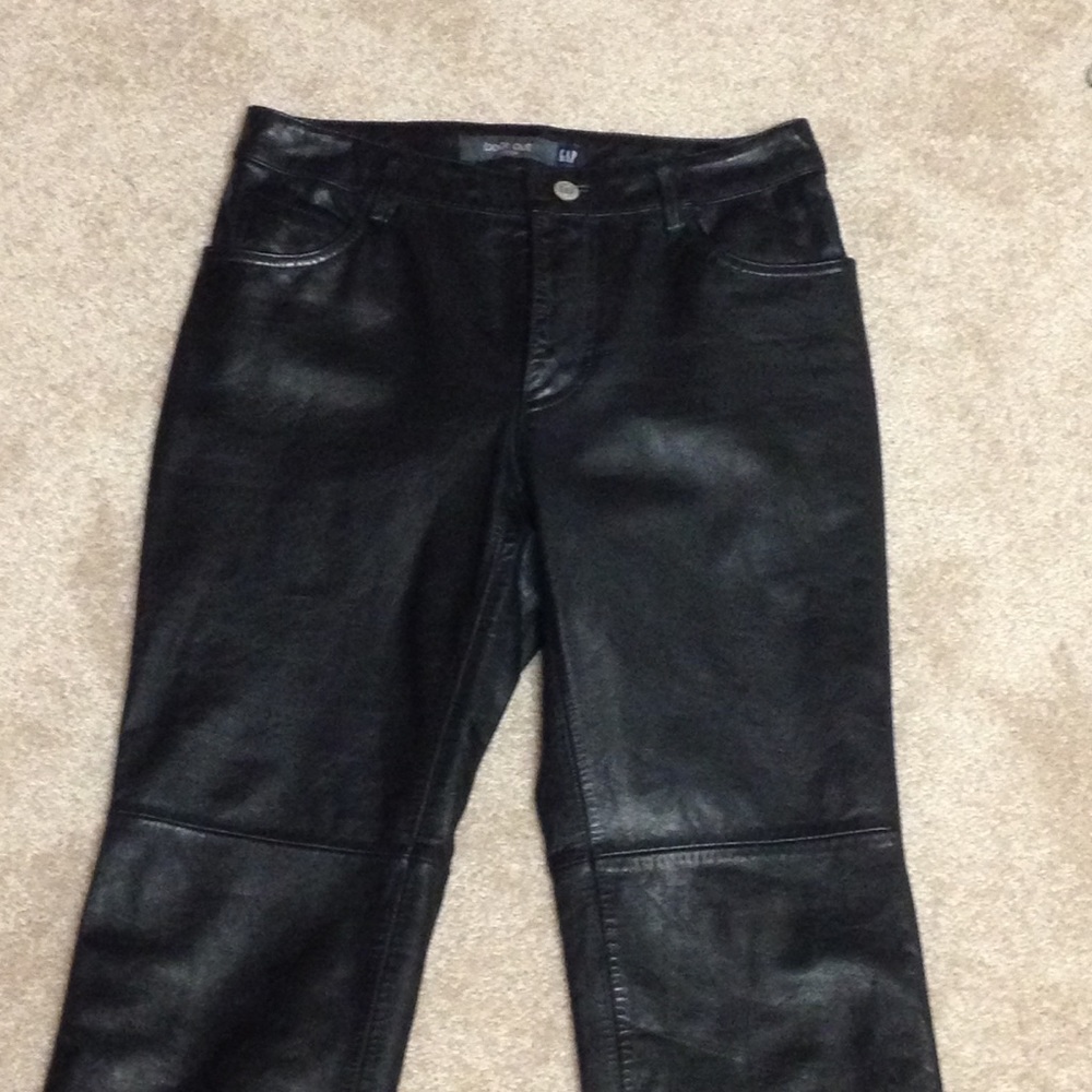 Gap leather pants
